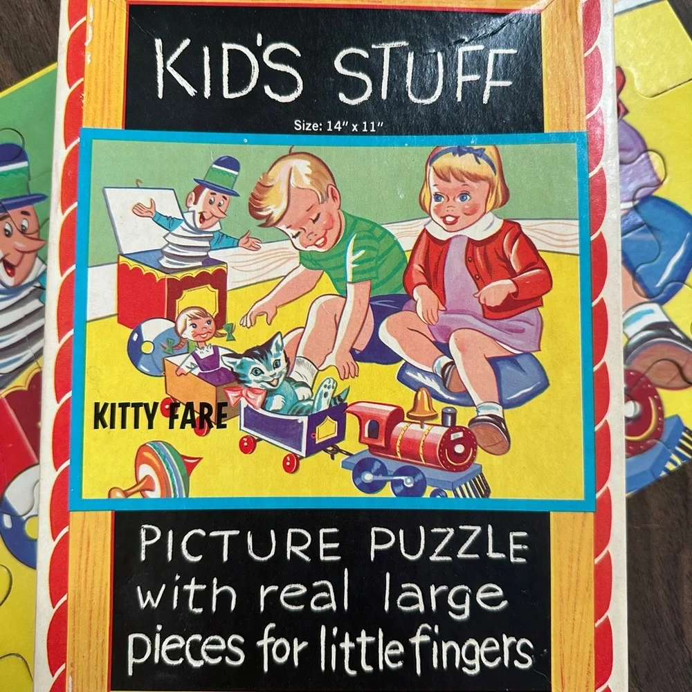 Vintage Jaymar NYC Complete Macy’s Kid’s Stuff 11X14 Picture Puzzle